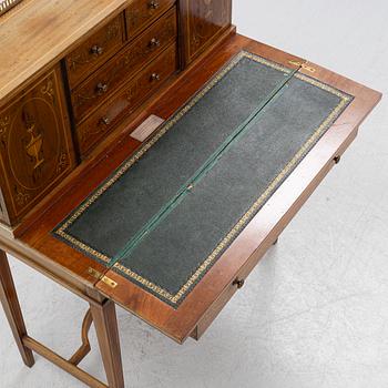 A Louis XVI-Style Ladies' Writing Desk, 'Bonheur du Jour', late 19th Century.