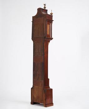 A mahogany longcase clock by John Hodges (active circa 1729-38).