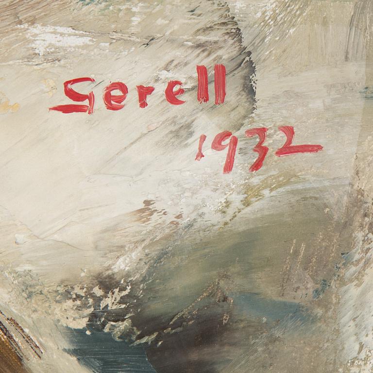 GRETA GERELL, oil on canvas, signed Gerell and dated 1932.