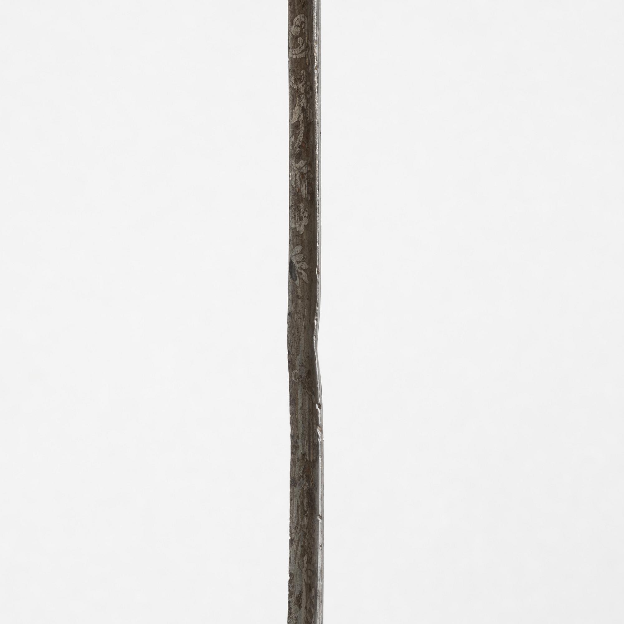 A Swedish infantry officer's sword, first half of the 19th Century, with scabbard.