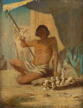 Viktor Schivert, The Street Vendor.