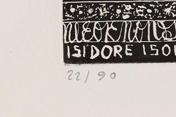 Folder with graphic prints by various artists "Les Hypergraphies".