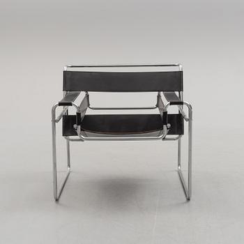 MARCEL BREUER, A 'Wassily' easy chair, Gavina, Italy.