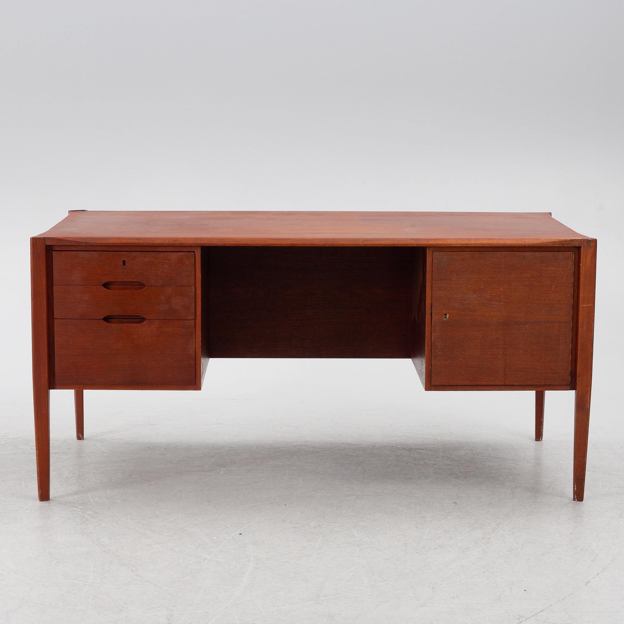 Wilhelm Renz, a freestanding desk, Germany, 1960's.