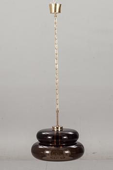 TAKLAMPA, "Bubblan", Carl Fagerlund, Orrefors. 1970-tal.