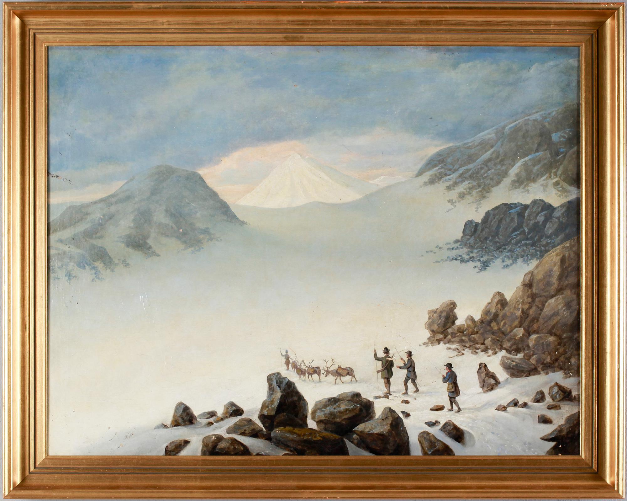 OKÄND KONSTNÄR, 1 par, olja på duk, en signerad Lehmann, 1900-tal.