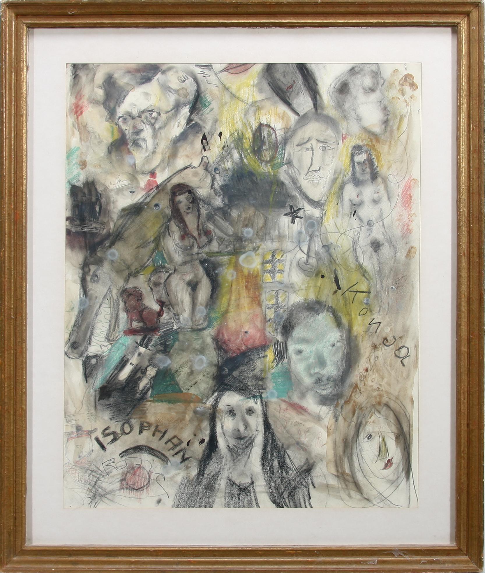 PELLE ÅBERG, Blandteknik. Sign.