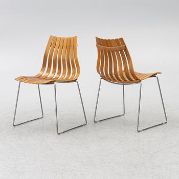 Hans Brattrud, ten chairs, 'Scandia Junior', Hove Möbler, Norway.