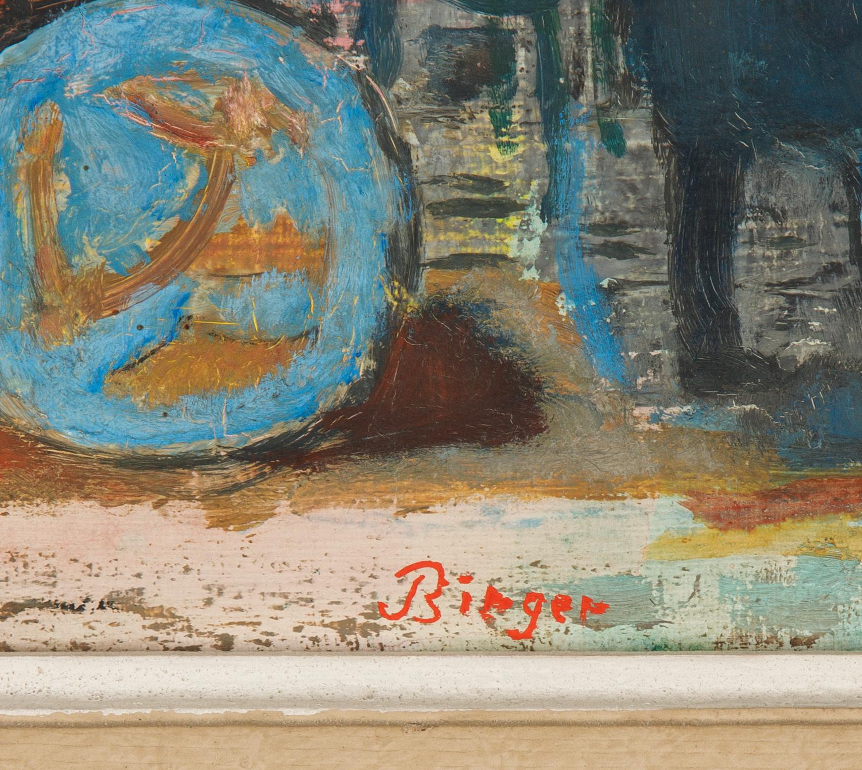 Birger Birger-Ericson, olja på pannå, signerad.