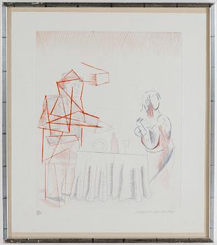 DAVID HOCKNEY, etching in , signed 94/200.