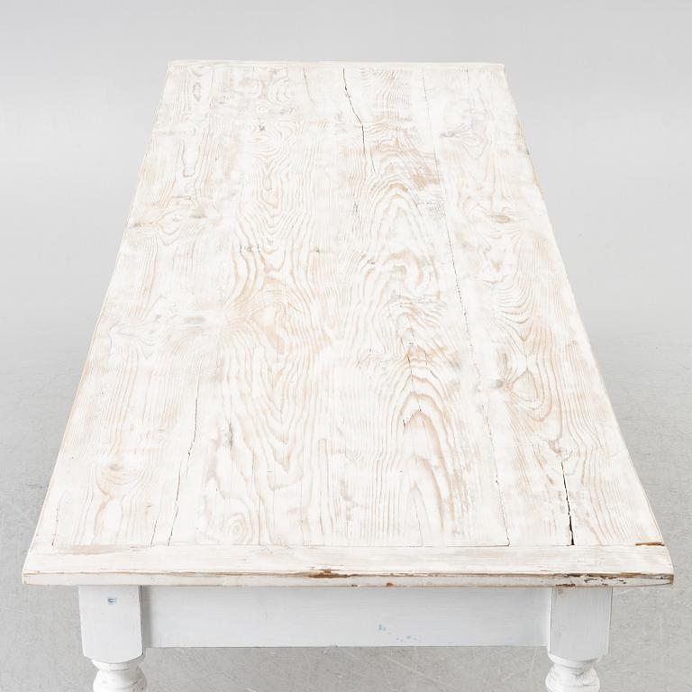 A table with stools, 20th/21st century.