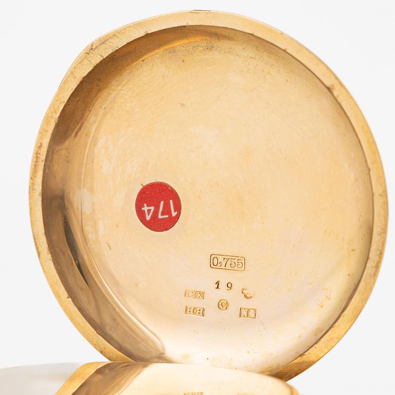 Halda, pocket watch, 50.5 mm.