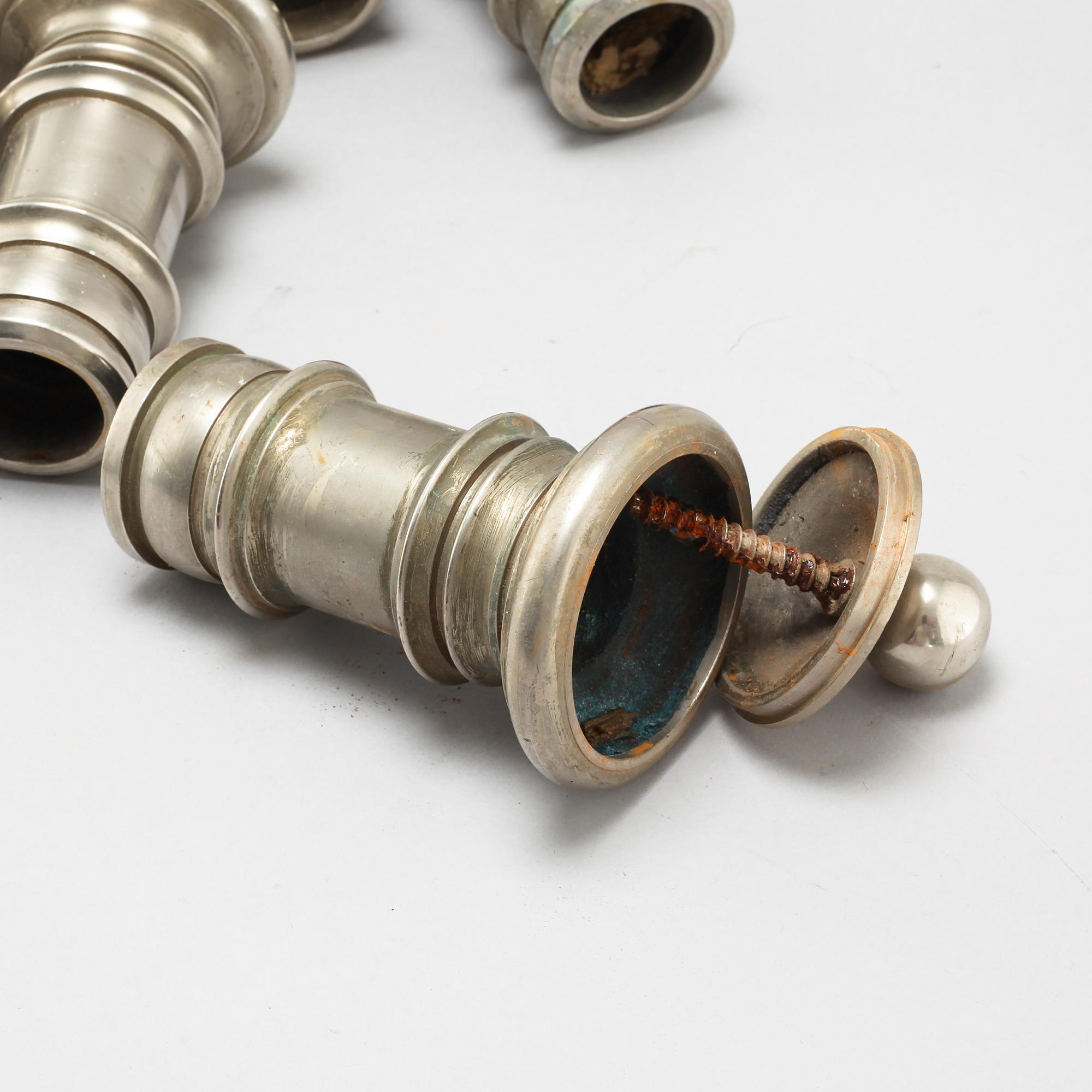 Six knobs for banisters from the first half of the 20th century.