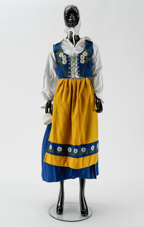FOLKDRÄKT, Sverige, troligen 1985.
