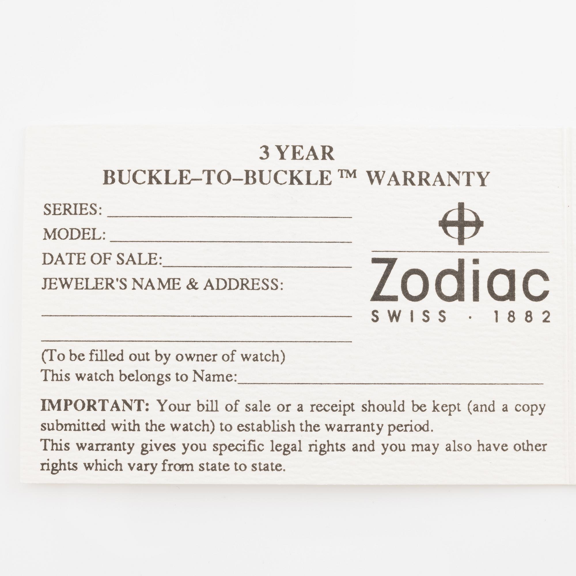 Zodiac, Super SeaWolf, "Buzzsaw", armbandsur, 41 mm.