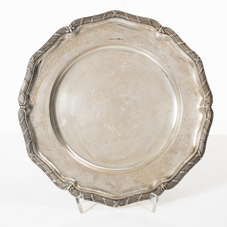 Fats, 3 pcs, silver, marked GAB, total weight approx. 400 g.