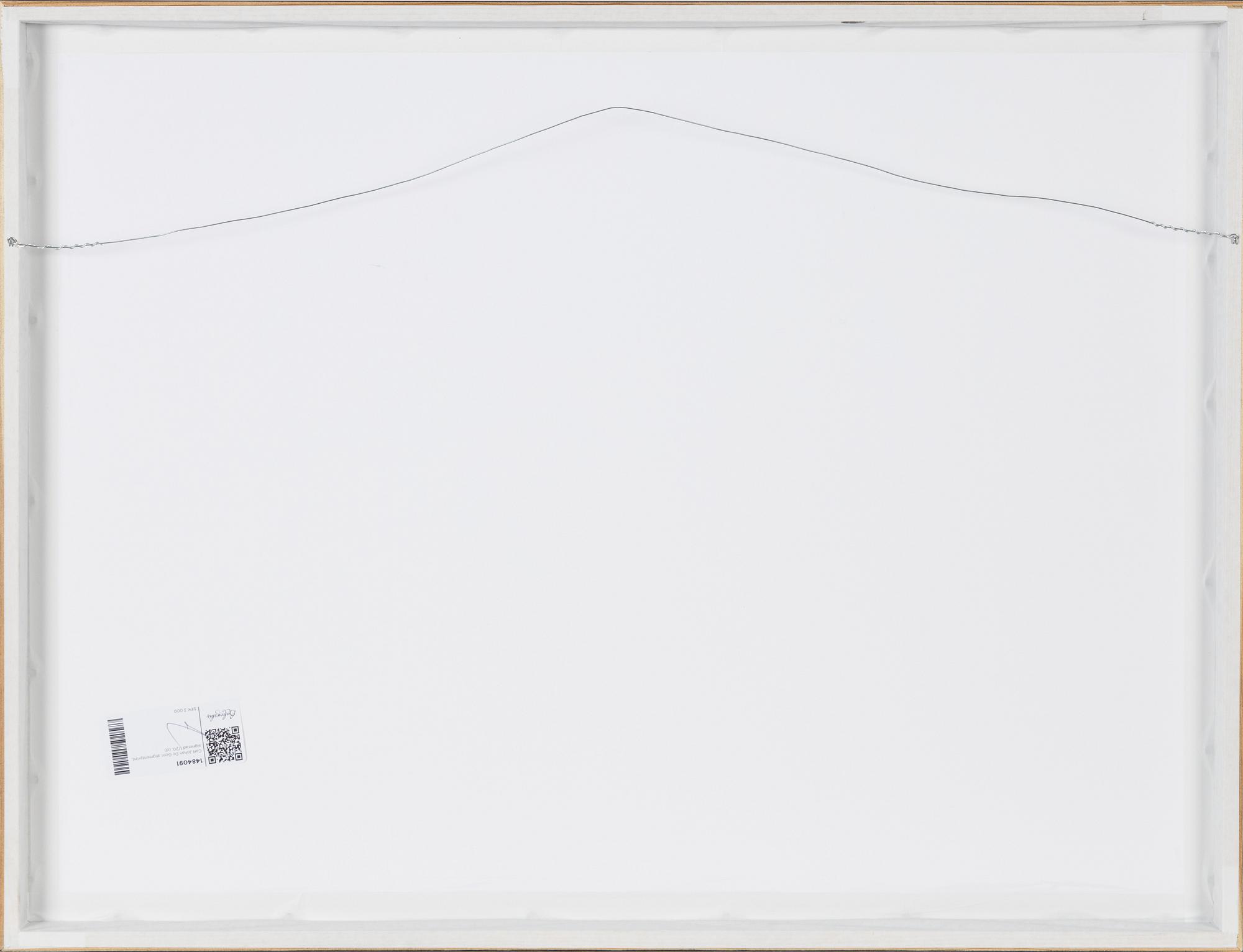 Carl Johan De Geer, pigmentprint, signed 1/20.