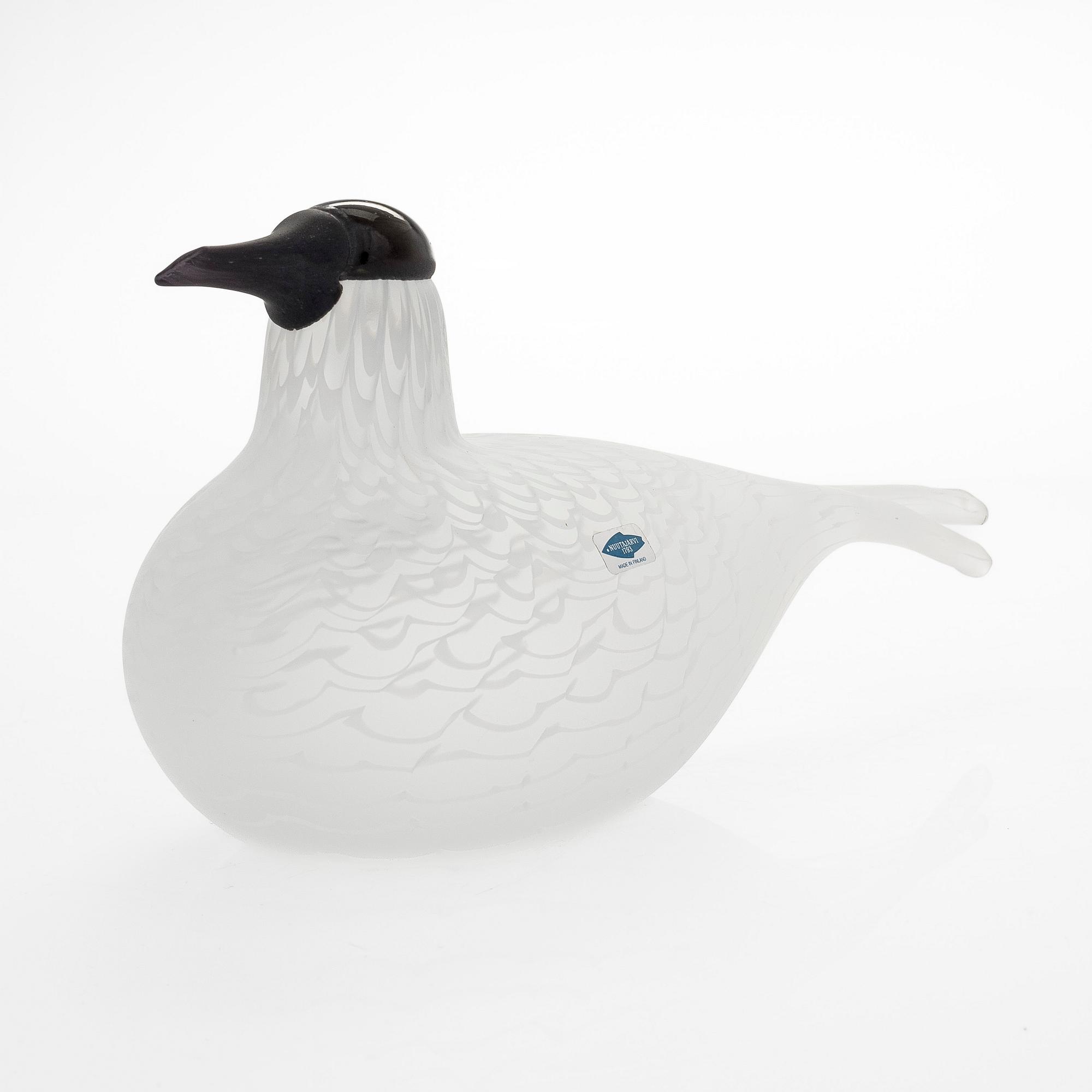 Oiva Toikka, A glass bird 'Species of tern', signed Oiva Toikka Nuutajärvi Notsjö 1474/3000.