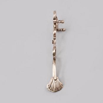 PARTI SILVER, 6 delar, 1800-tal, vikt 210 gram.