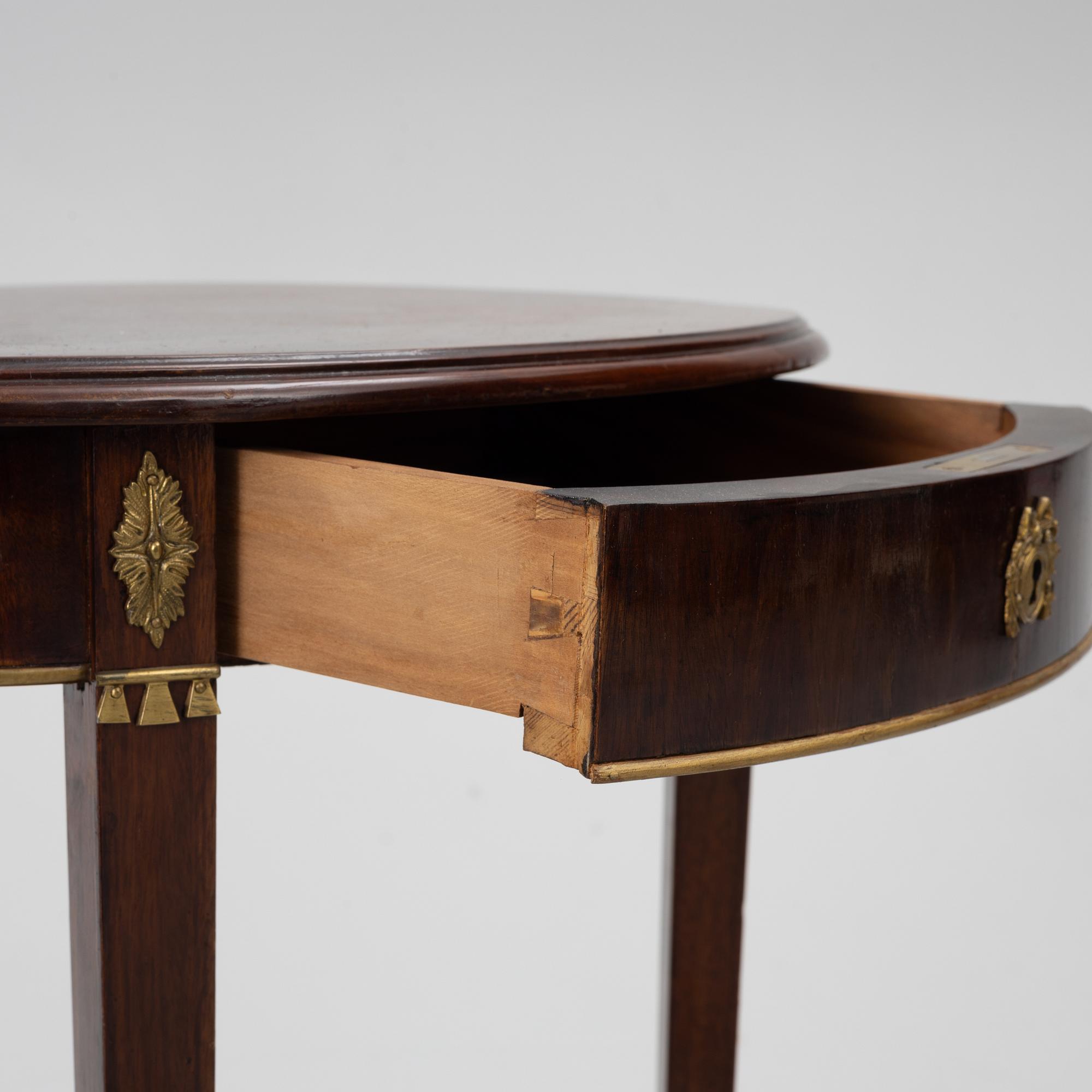 Side table, late Gustavian style, second half of the 19th century.