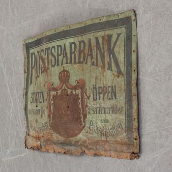 A 20th century sign.