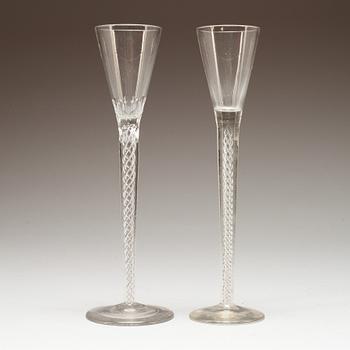 SNAPSGLAS, 8 st, glas. 1900-tal.