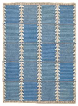 328. Marianne Richter, A CARPET, "Rosita, blå", flat weave, ca 249,5 x 180,5 cm, signed AB MMF V MR.