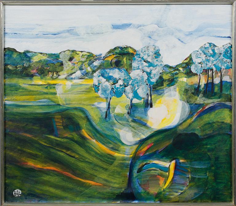 BENGT ARNE LINDEROS (BAL), olja på duk, monogramsignerad.