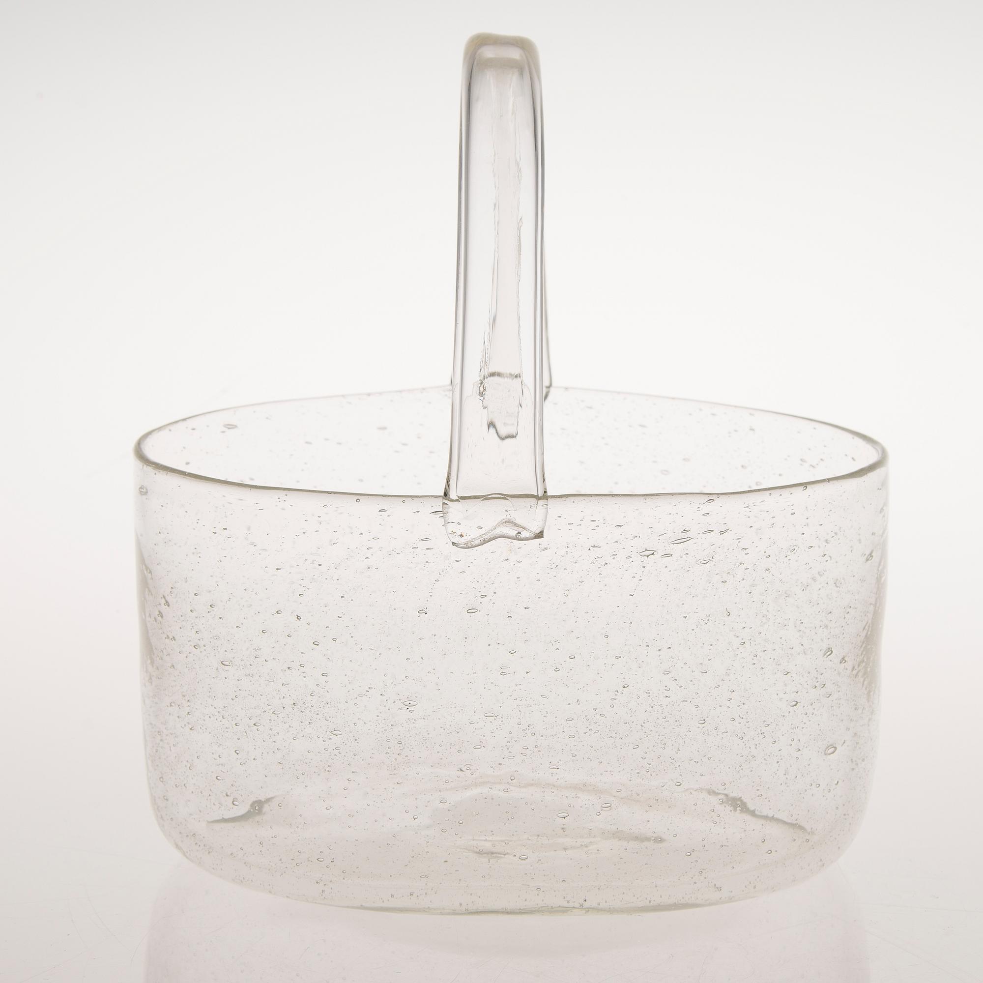 KAJ FRANCK Four Sargasso Glass Items, signed Nuutajärvi Notsjö.