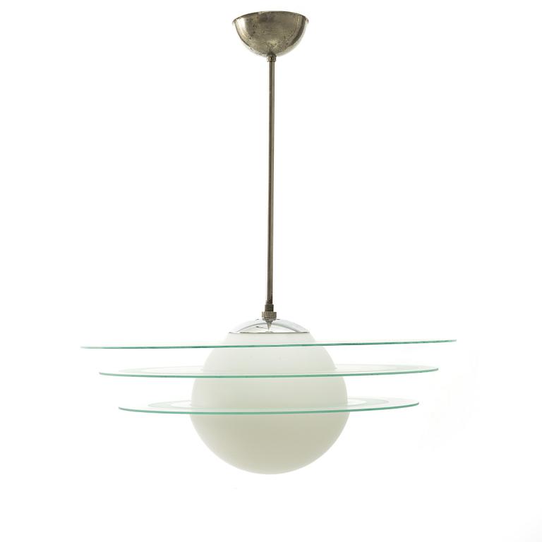 A ceiling light, Saturnus model, mid-20th Century.