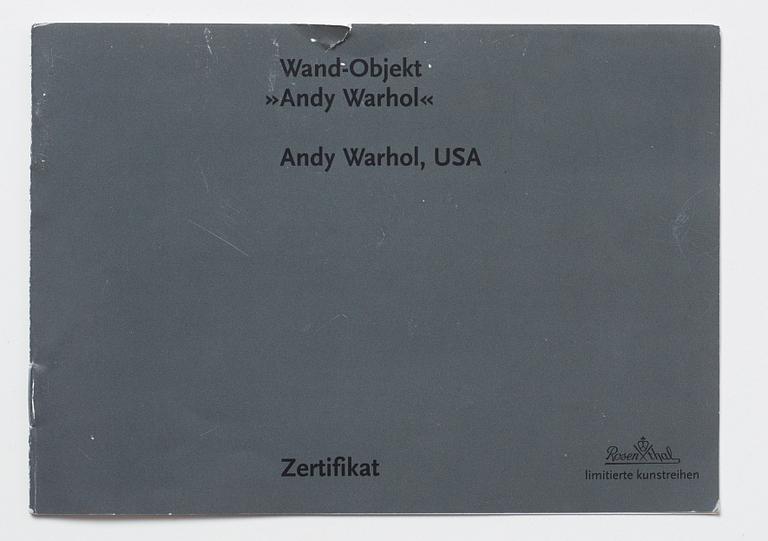 Andy Warhol Efter, "Andy Warhol".