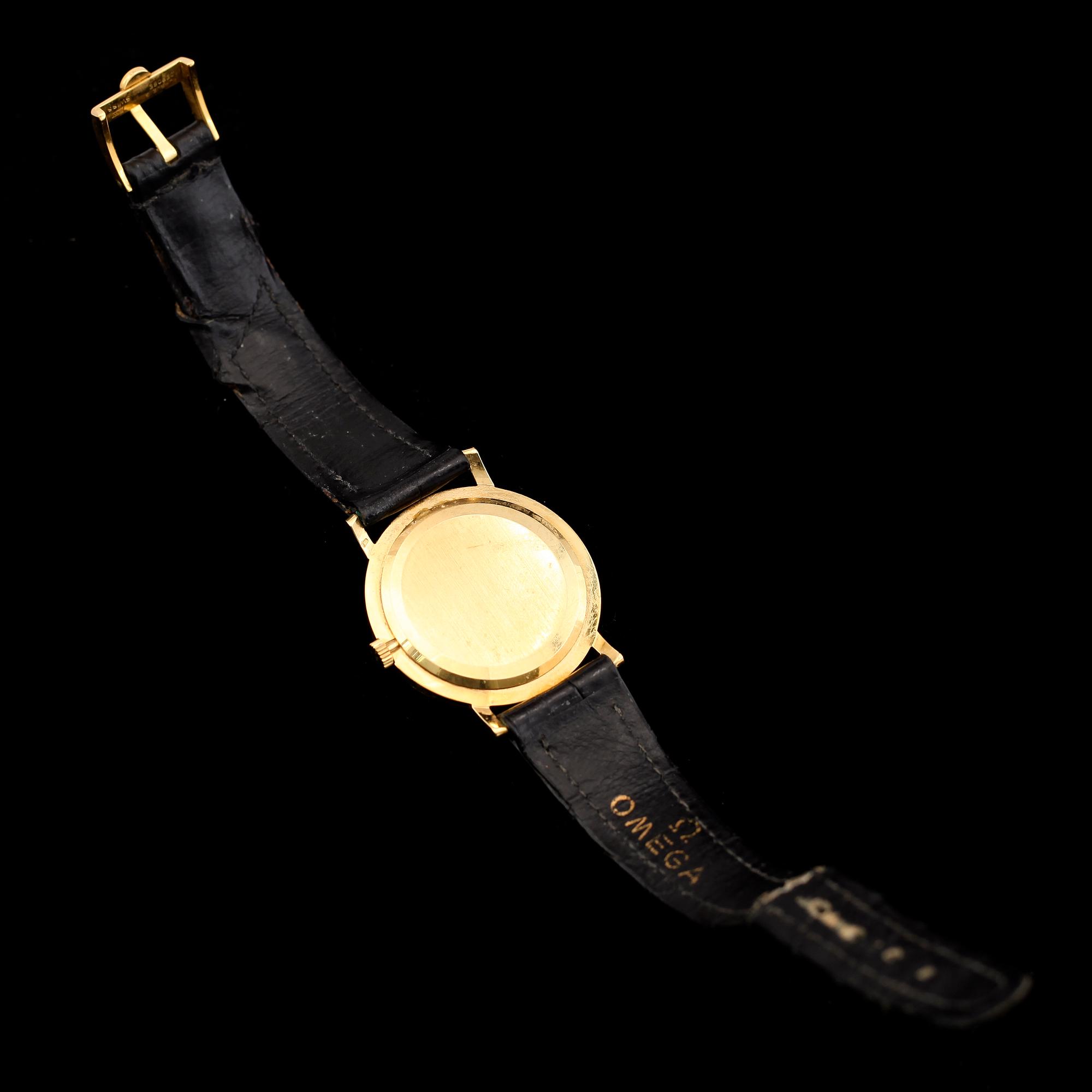 ARMBANDSUR, 18K guld, Omega.