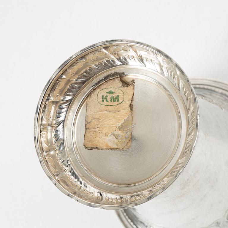 Tenn & Silver Ab, bägare, silver, Göteborg 1953.