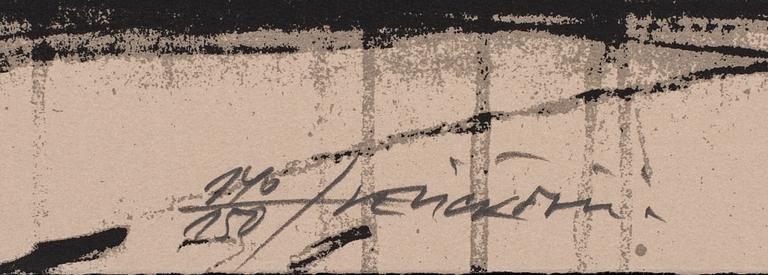 VLADIMIR VELICKOVIC, färgserigrafi, signerad och numrerad 140/150.