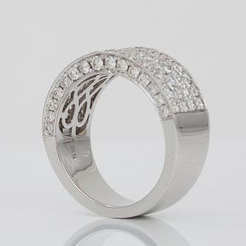 A diamond ring, 2.02 cts according to engraving.