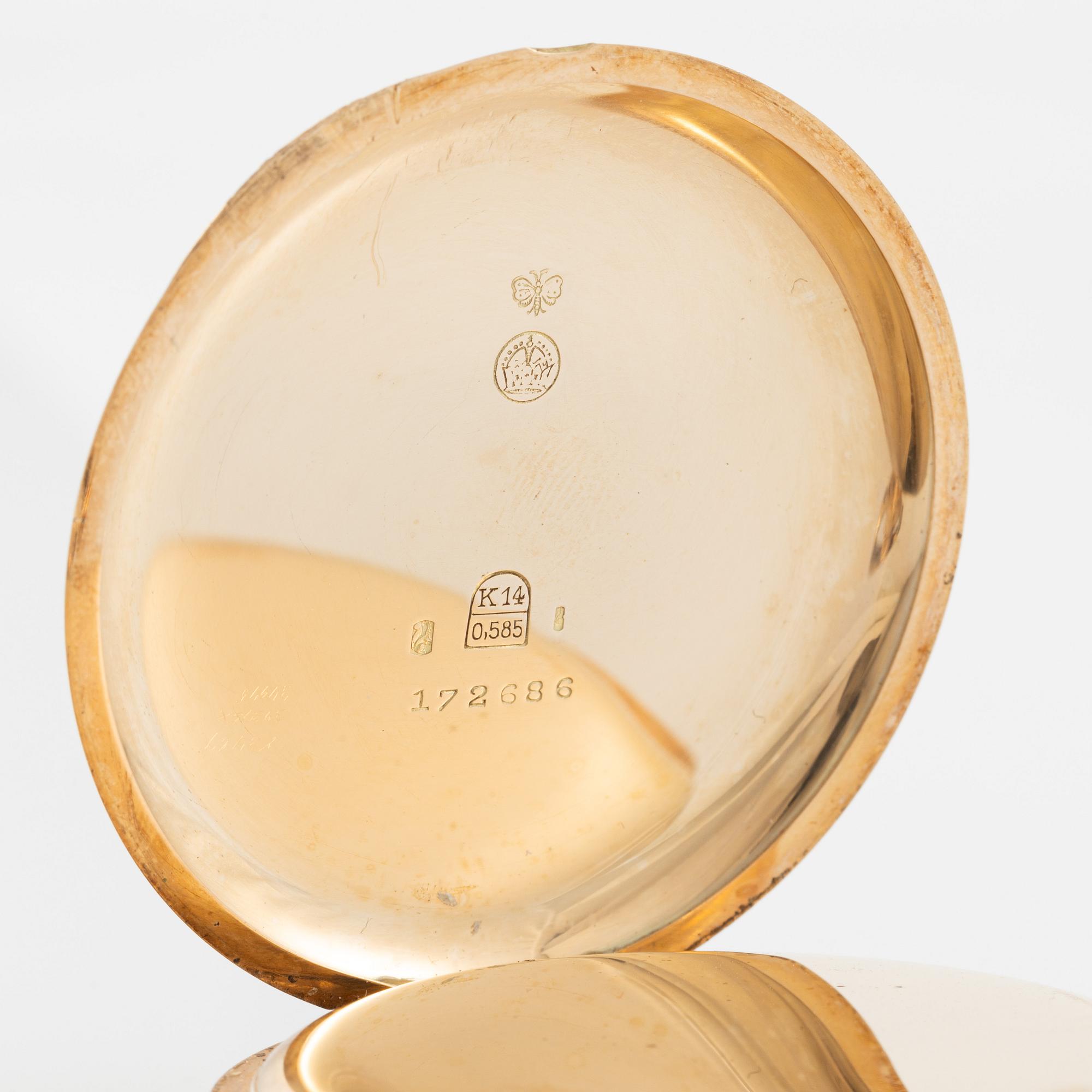 Pocket watch, 51 mm.