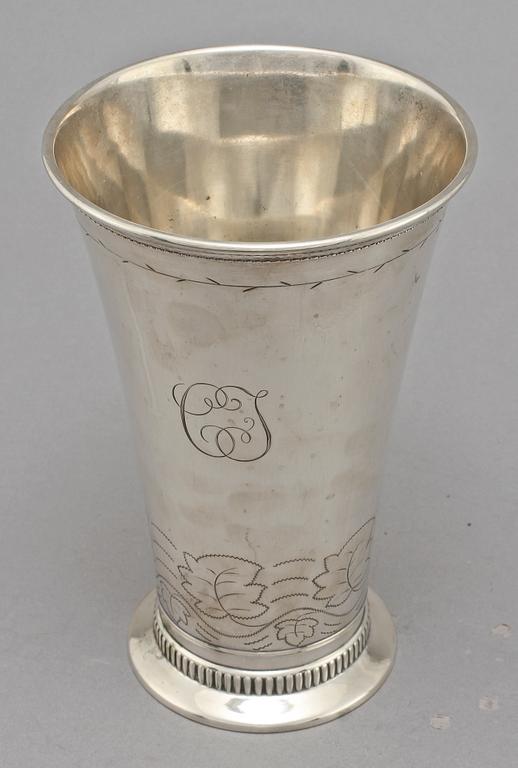 POKAL, silver, stplm N.K., Stockholm, 1925. Vikt 435 g.