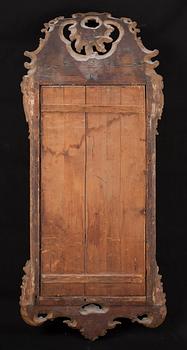 A Swedish Rococo 18th century mirror.