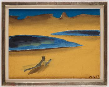 Torsten Renqvist, oil on canvas, signed and dated -53.