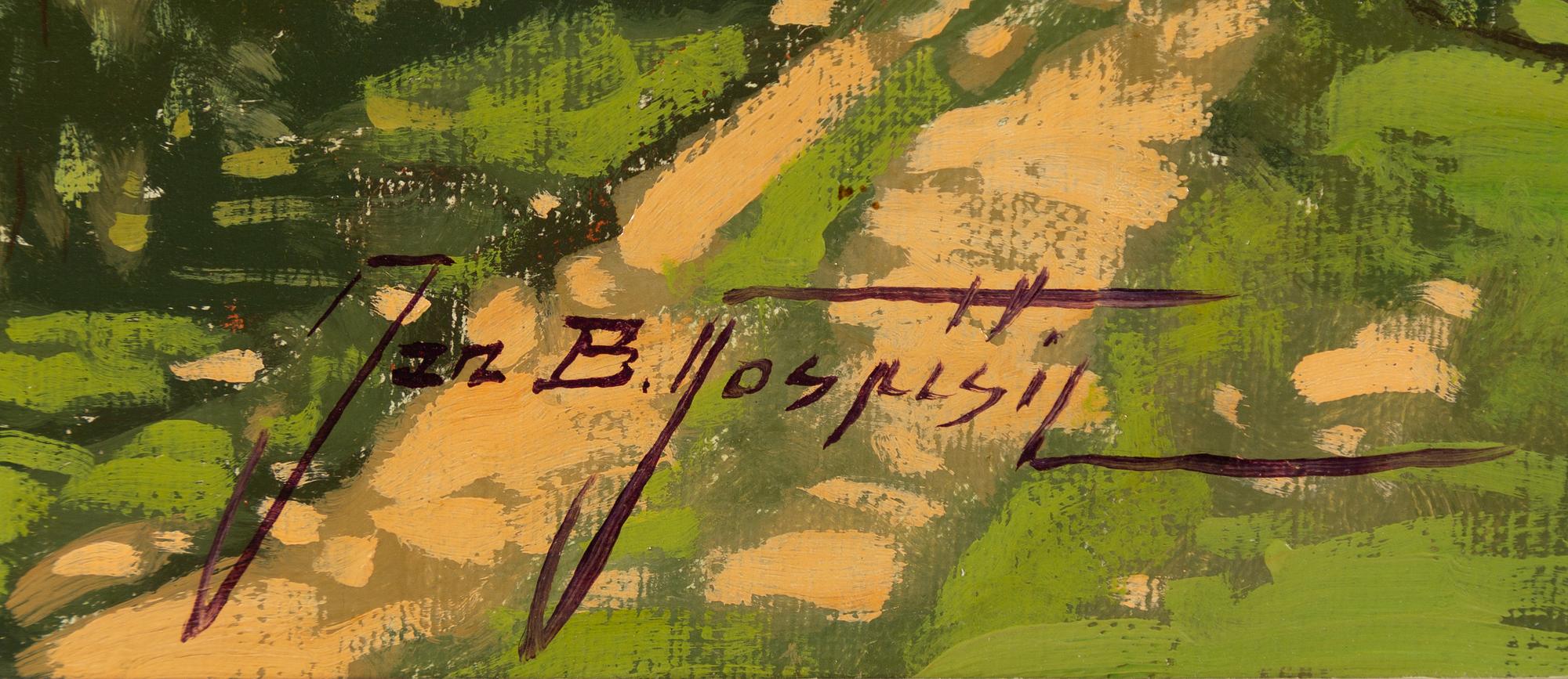 Jan Bohumil Pospísil, Sydländskt landskap.