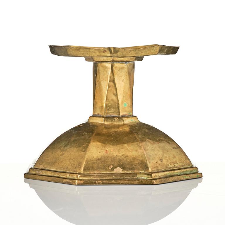 Bernhard M Linder, candlestick, Stockholm, 1930.