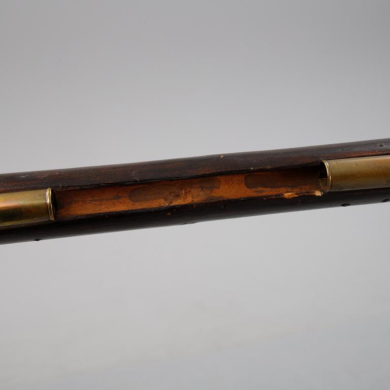 A Swedish flintlock rifle 1788 pattern.