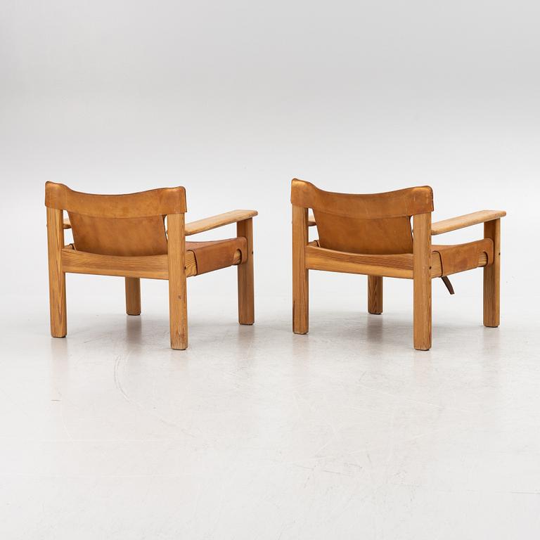 Karin Mobring, armchairs, a pair, "Natura", Ikea 1970s.