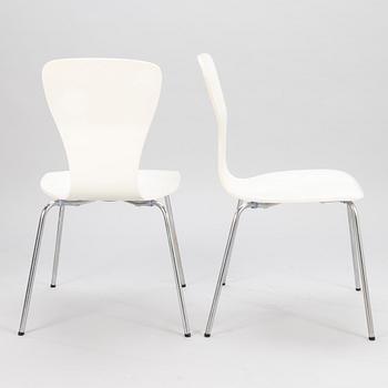 TAPIO WIRKKALA, tuoleja, 6 kpl, "Nikke", Asko 1950-luku.