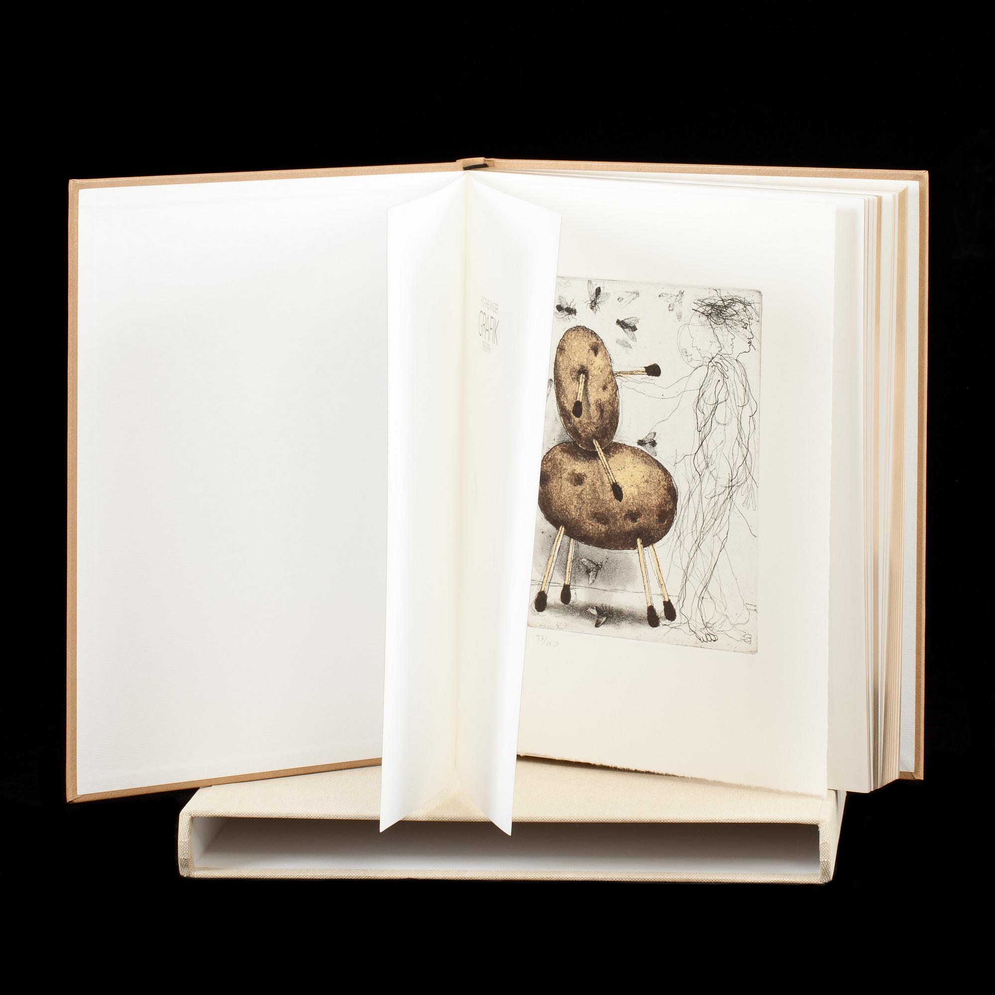 BOK. "PG Thelander, Grafik 1958-1996", Karl Haskel, Skogs Boktryckeri AB, 1996.