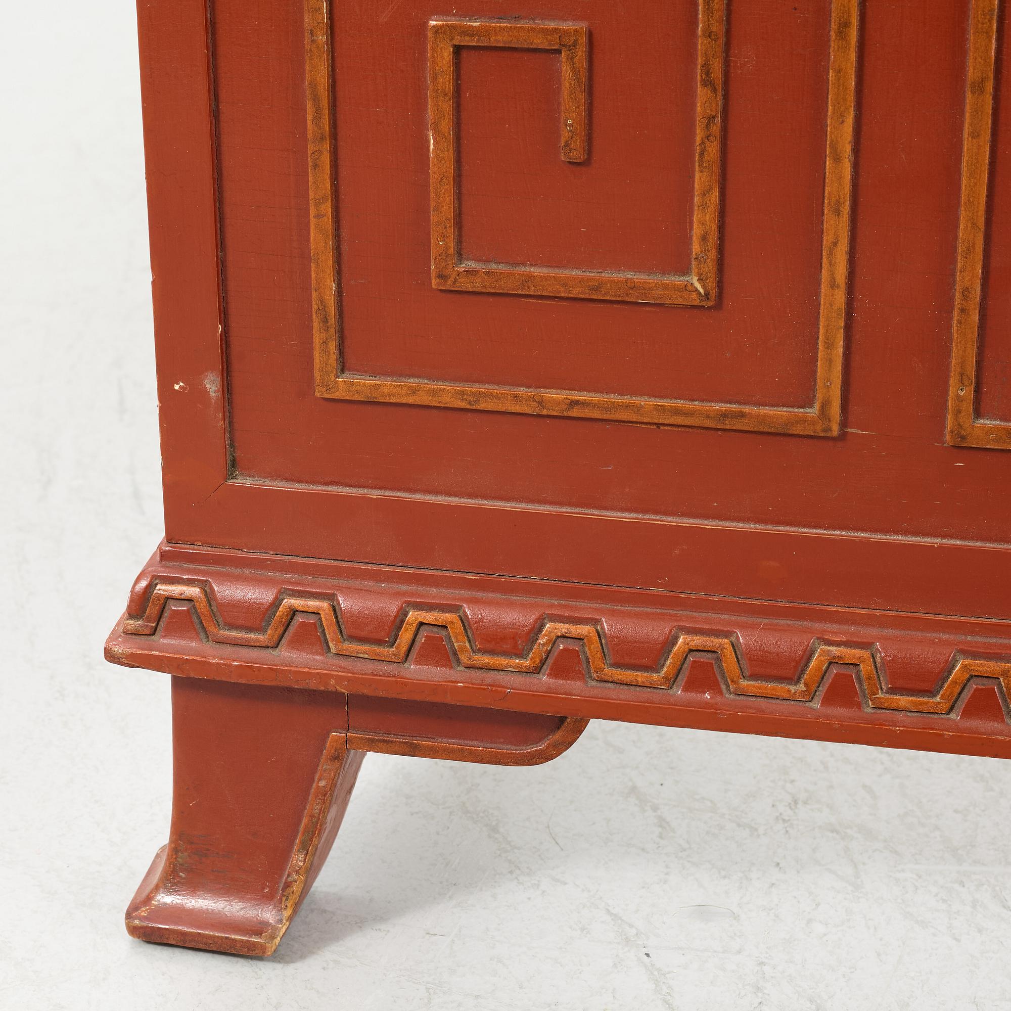 Axel Einar Hjorth, a pair of "Åbo" bed frames, Nordiska Kompaniet, Swedish Grace, 1920s-30s.