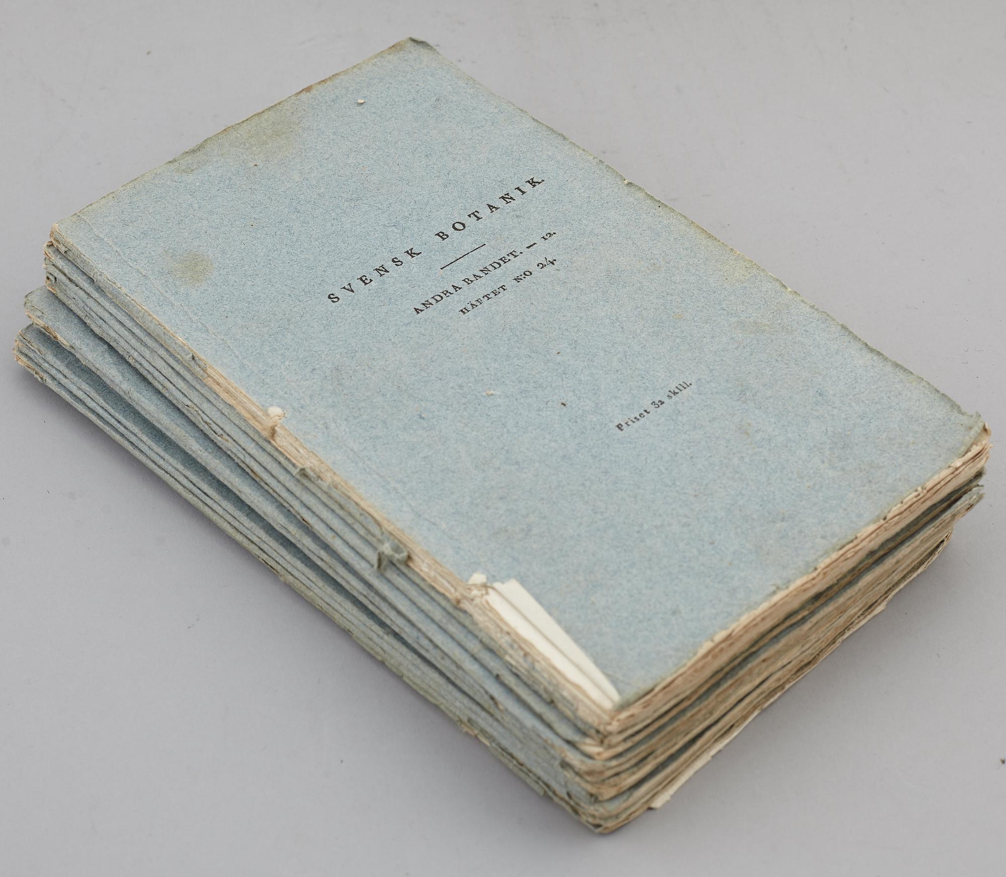 JOHAN WILHELM PALMSTRUCH, "Svensk Botanik, vol I-V. 1803-1805.