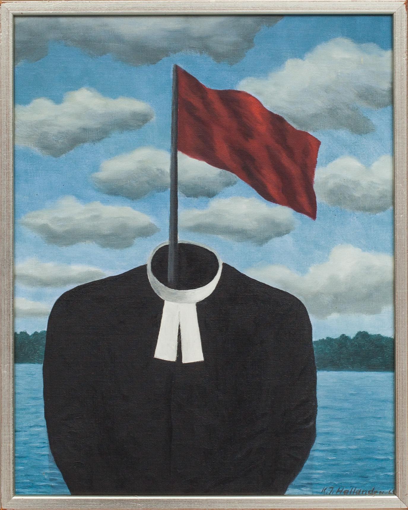 KARL JOHAN HALLANDER, oljemålning, signerad och daterad -69.