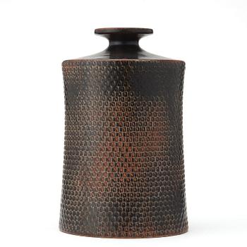 Stig Lindberg, a stoneware vase, Gustavsberg Studio 1967.