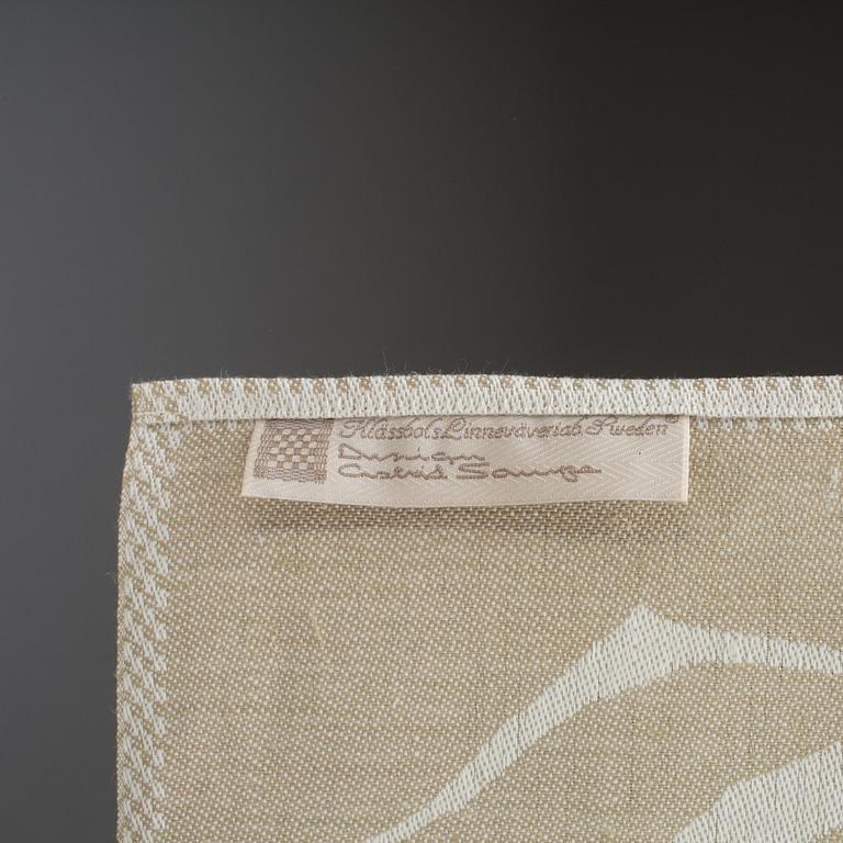 TABLETTER, 8 st, linne, Astrid Sampe. 1900-tal.